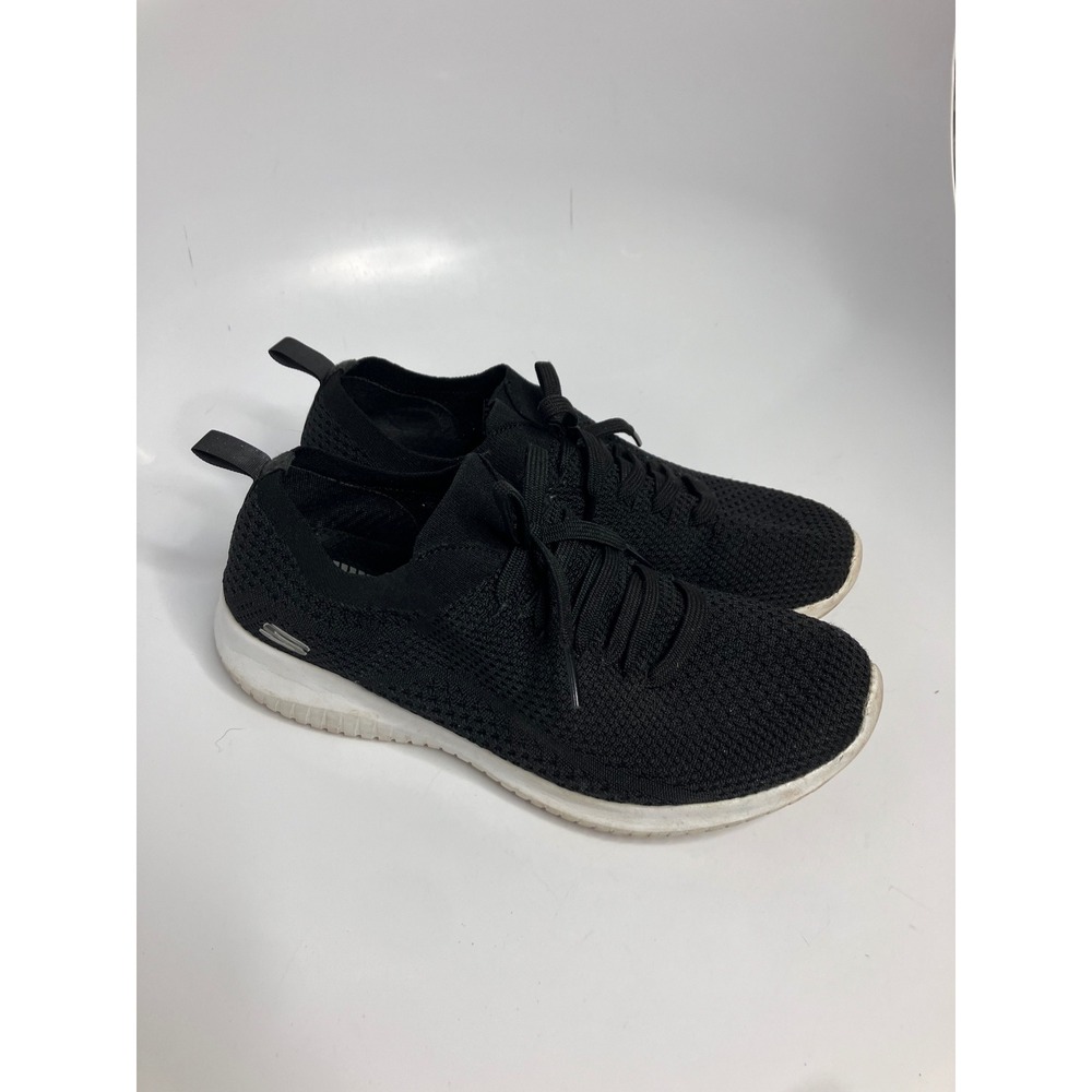 Skechers Ultra Flex Sneakers Women 8 Black Good Air-Cooled Memory Foam knit